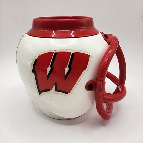 VTG Wisconsin Badgers 1994 Rose Bowl Football Helmet Plastic Mug Coozie 5" NCAA - Picture 4 of 9